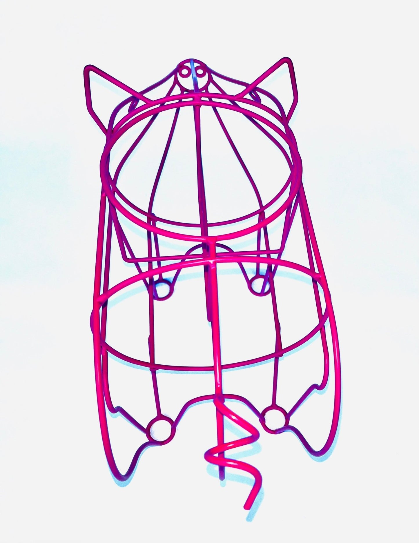 Metal Pig-Shaped Plant Stand - LemonPigStore - Plant stand - LP-PigM-PNK-004 - LemonPig