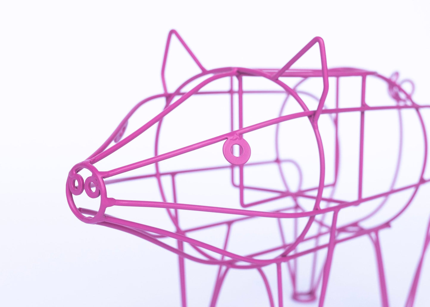 Metal Pig-Shaped Plant Stand - LemonPigStore - Plant stand - LP-PigM-RSG-003 - LemonPig