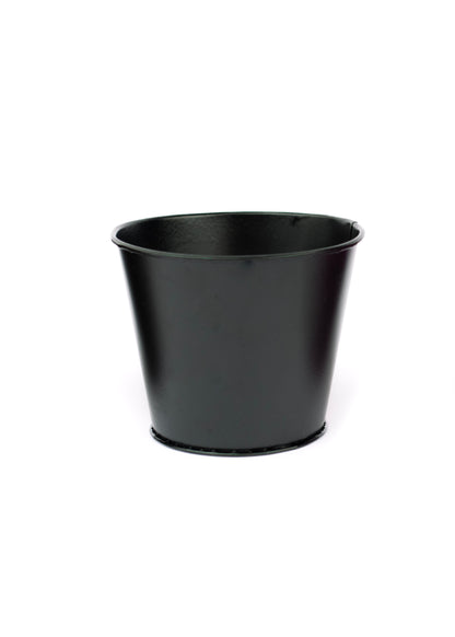 Black Metal Pig-Shaped Plant Stand with Pot