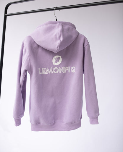 LemonPig Logo Hoodie - Full Zip Hooded Sweatshirt - LemonPigStore - Hooded sweatshirt jacket - LP-hoodXS-OLV-015 - LemonPig